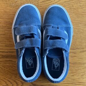 Vans Kids Velcro Blue Sneakers